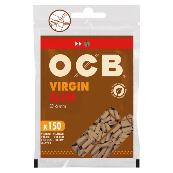 OCB FILTER SLIM VIRGIN 150STK