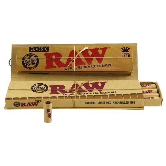 RAW CONNOISSEUR KS SLIM + VORGEDREHTEN FILTER