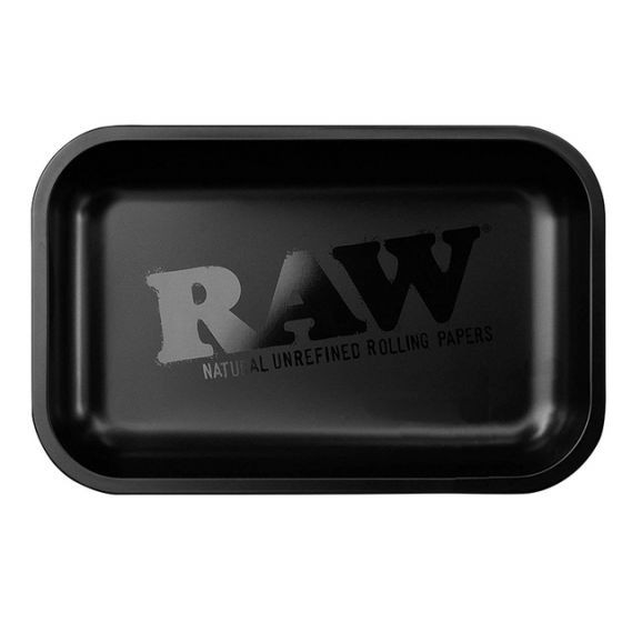 RAW MURDERED ROLLING TRAY BLACK MATTE