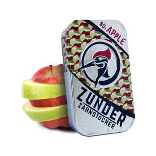 ZUNDER ZAHNSTOCHER APPLE BOX 80 STK.