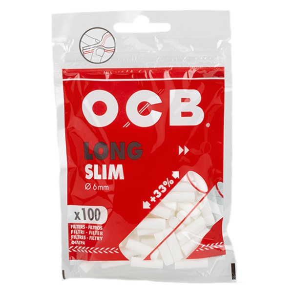 OCB FILTER LONG SLIM 100STK