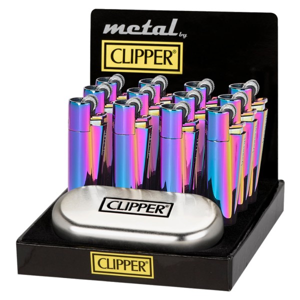 FEUERZEUG CLIPPER ICY COLORS 2 METAL