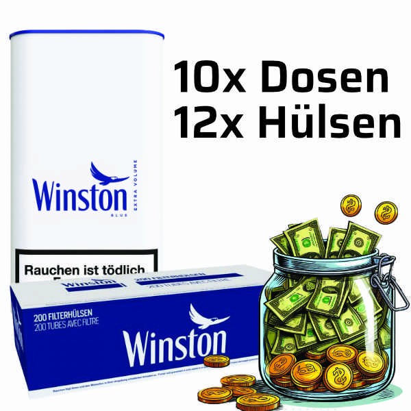 WINSTON BLUE EXTRA VOLUMEN SPARPAKET