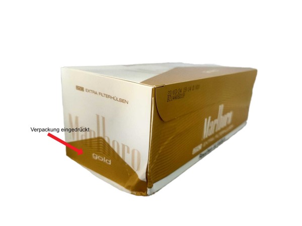 OUTLET MARLBORO GOLD EXTRA HÜLSEN 250 STK.
