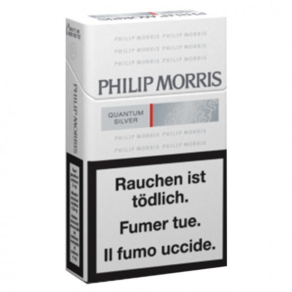 PHILIP MORRIS QUANTUM SILVER BOX