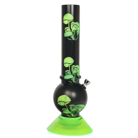 ACRYL BONG GREEN MUSHROOM 33CM