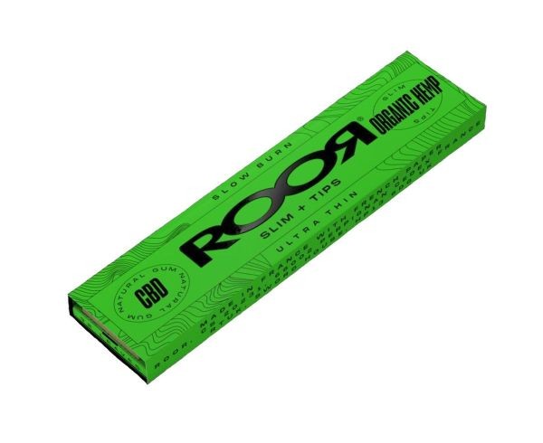 ROOR ORGANIC HEMP SLIM PAPERS + TIPS