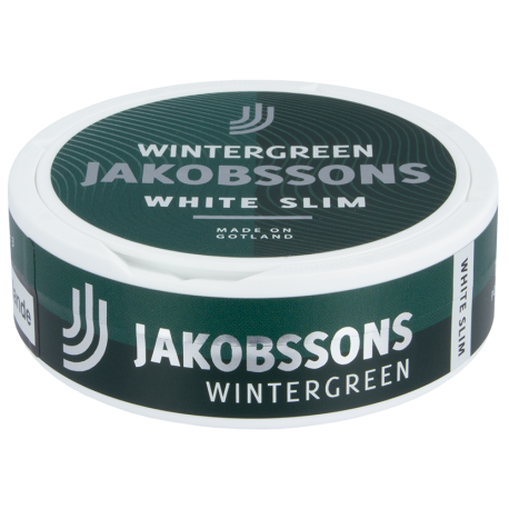 JAKOBSSONS WINTERGREEN SLIM WHITE