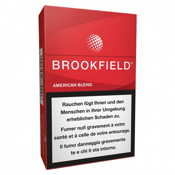 BROOKFIELD AMERICAN BLEND ZIGARETTEN BOX